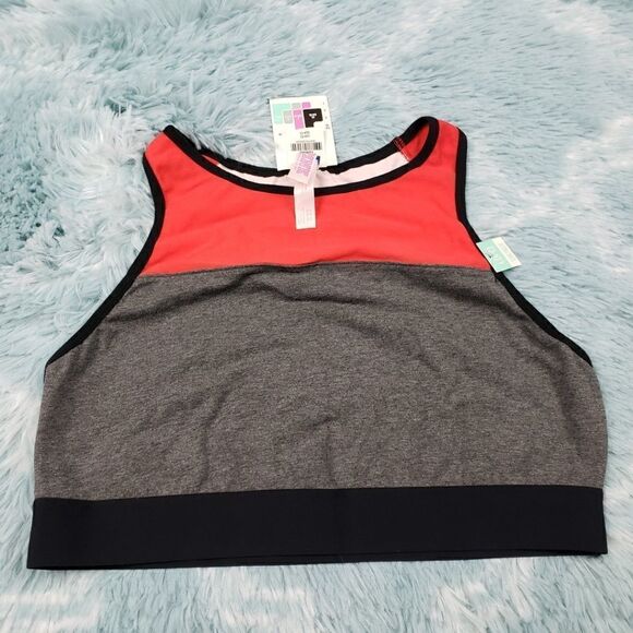 VS Reverse Racerback Bralette Neon Hot Pink Small - Picture 3 of 6